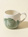 Кружка ручной работы мятая Hands in clay «Зелёный мрамор», керамика, 250 мл, превью фото 2