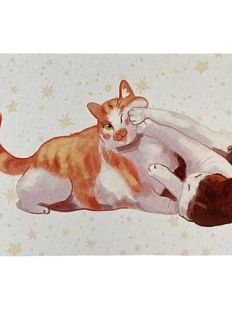 Открытка «Котики», А7