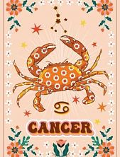 Тетрадь со знаком зодиака «Рак», А5, 40 листов, розовый