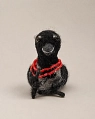 Валяная игрушка Северяшка «Ворона в бусах», шерсть, превью фото 2