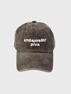 Кепка «Ambassador piva», серо-коричневая