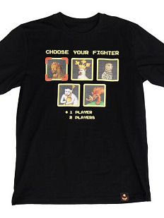 Футболка «Choose your fighter», XL, черный, муж.
