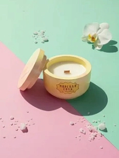 Cвеча «Морская соль», соевый воск, 50 мл