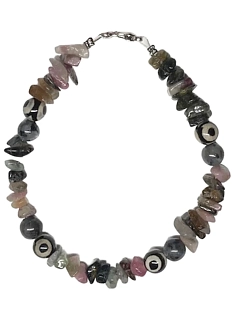 Браслет ручной работы «Турмалин»