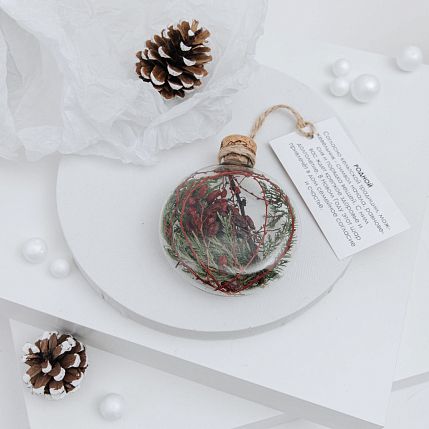 Ёлочный шар-панно «Родной», 8 см, фото 4.