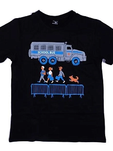 Футболка «Скулбас», чёрный, XL муж.