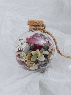 Ёлочный шар «Яркий», 6 см