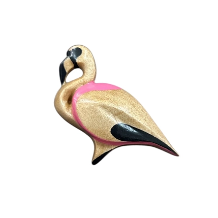 Брошь Птицы в ветвях (Free in tree) «Фламинго», дерево, фото 4.
