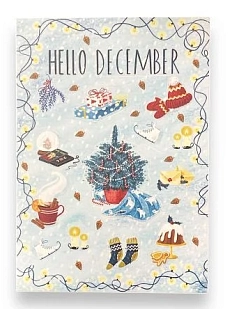 Стикерпак «Hello december», А5