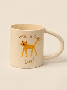 Кружка ручной работы Настянорм керамика «Have a good day», полуфарфор, 450 мл