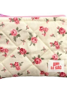 Мини-кошелёк ручной работы АМИ (Ami lé sac), розовые розы
