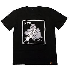 Футболка Barking Store Голубь «Нет!», L жен.