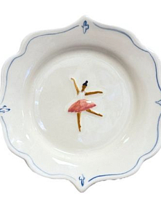 Тарелка ручной работы «Балерина»