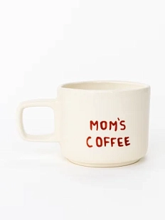 Кружка ручной работы ММ керамика, «Mam's coffee», 180 мл