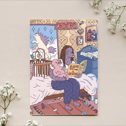 Обложка на паспорт Валя Карнавалова «Как быть мамой», ПВХ, искусственная кожа, фото 2.