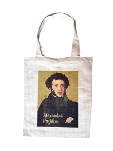 Сумка шоппер «Пушкин», белый