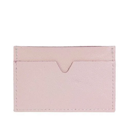 Визитница ручной работы, Kokosina bags, натуральная кожа, розовый, фото 2.