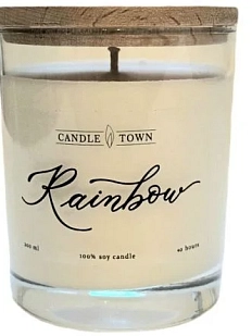 Cвеча «Rainbow», соевый воск, хлопковый фитиль, 200 мл