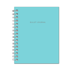 Блокнот-органайзер Bullet Journal, голубой, А5