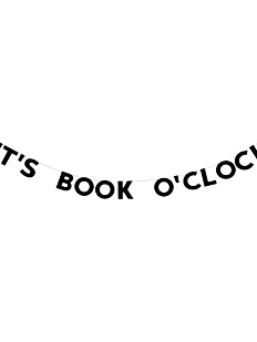 Гирлянда «IT'S BOOK O'CLOCK»