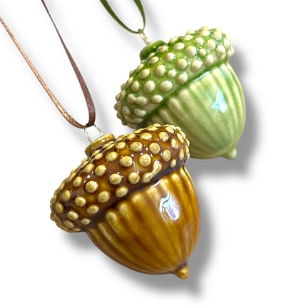 Керамическая подвеска интерьерная «Жёлудь», в ассортименте, фото 4.