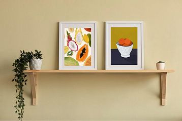 Постер интерьерный «Апельсины в вазе», А4, фото 4.