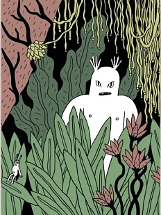 Картхолдер Валя Карнавалова «Зверь в кустах», зелёный, ПВХ