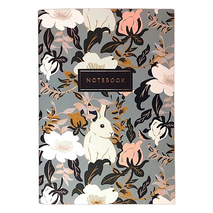 Тетрадь нелинованная «Rabbit», А5, фото 1.