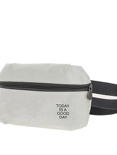 Поясная сумка Ranzel Bags «Dirox White», тайвек, белая