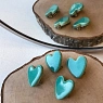 Брошь ручной работы Партала керамика «Сердце Тиффани», превью фото 3