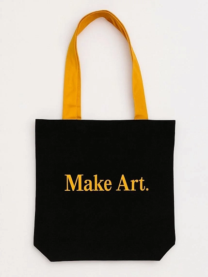 Сумка шоппер «Make Art», чёрный, фото 1.