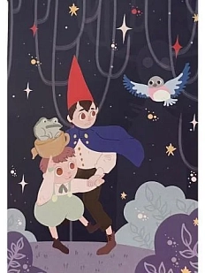 Блокнот «По ту сторону изгороди», фиолетовый