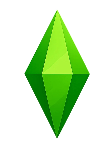 Виниловая наклейка на зеркало «Симс», фото 1.