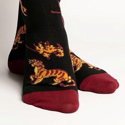 Носки «Коварный Шер-хан», р-р 42-46, чёрные, фото 3.