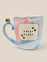 Кружка ручной работы Тата вытворяет/NF ceramics «У меня лапки», голубая, керамика, 400 мл, превью фото 1