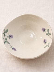 Пиала Верба керамика ручной работы «Клевер», керамика, 9 см