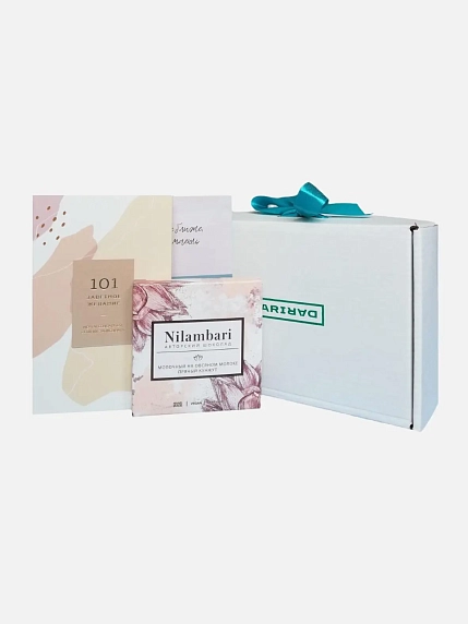 Подарочный набор с блокнотом «101 заветное желание» №4 и шоколадом, фото 1.