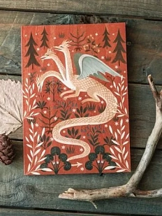 Блокнот «Горыныч», А5, 42 листа, оранжевый