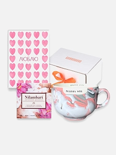 Подарочный набор с кружкой «Доброе утро, любовь моя» и шоколадом №8