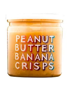 Арахисовая паста c банановыми чипсами «Banana Crisps»