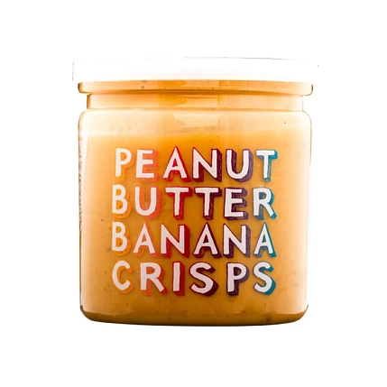 Арахисовая паста c банановыми чипсами «Banana Crisps», фото 1.