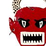 Ёлочная игрушка ручной работы «Чёртик», 7 см, превью фото 2