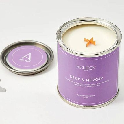 Свеча ароматическая «Кедр & Инжир», фото 2.
