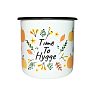 Эмалированная кружка «‎Time to hygge», белая, 400 мл, превью фото 1