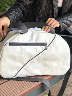 Сумка Ranzel Bags «Hunty White», тайвек, белая