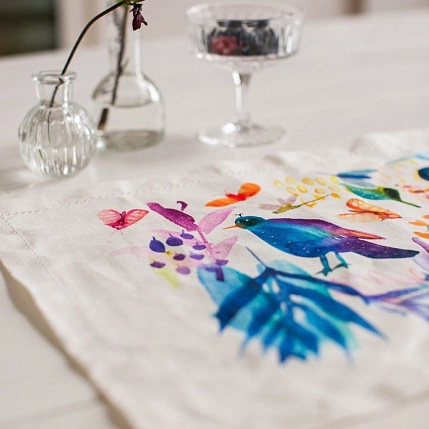 Набор из двух салфеток «Птицы в саду», фото 4.