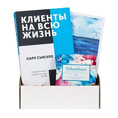 Подарочный набор с книгой «Клиенты на всю жизнь» и шоколадом