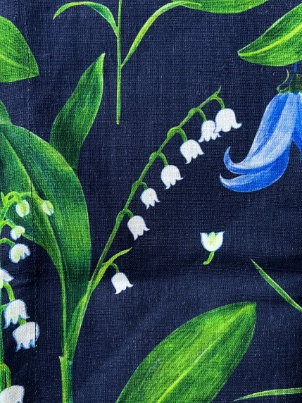 Набор из двух салфеток «Бубенцы», синий, фото 2.