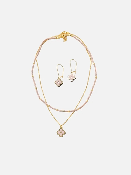 Набор украшений ручной работы из коллекции Clover Classic, фото 1.