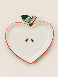 Тарелка ручной работы ЮЛЬНИКА (JULNIKA) «Наливное яблочко», разноцветная, полуфарфор, 15 см